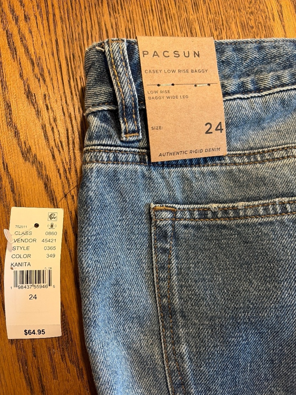 NWT Pacsun Casey low rise baggy